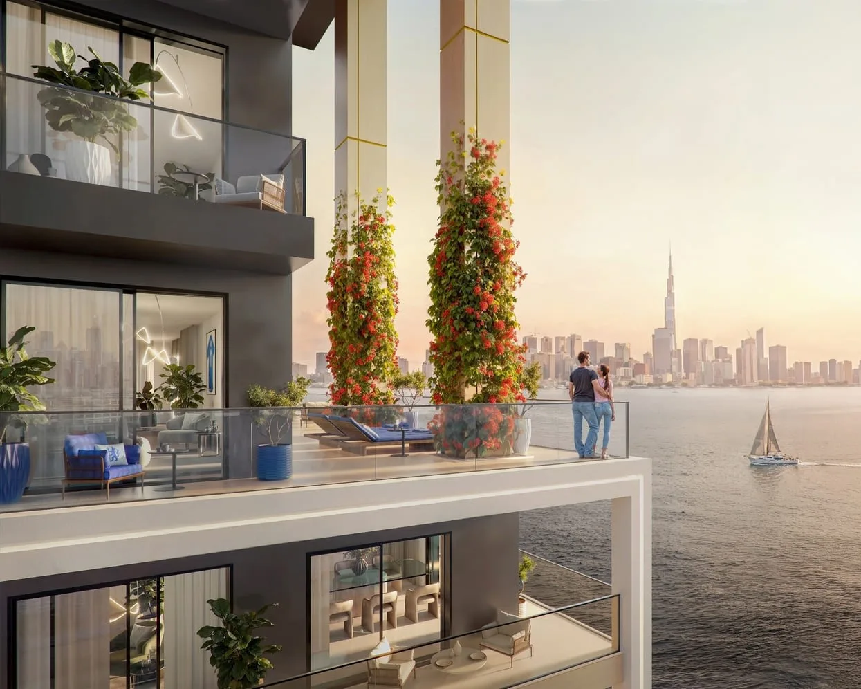 Exterior at Chelsea Residences in Maritime City Dubai