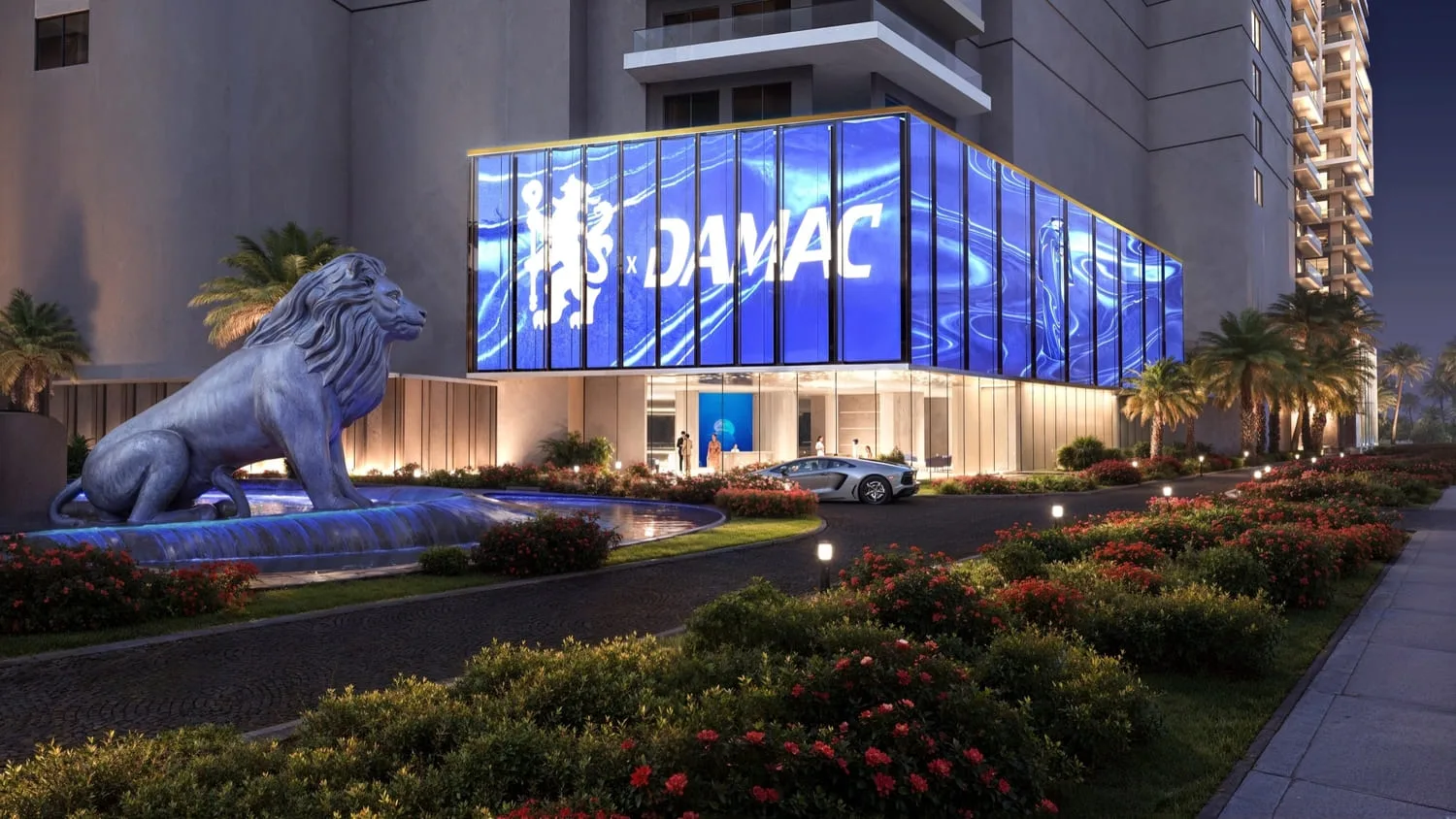 Exterior at Chelsea Residences in Maritime City Dubai