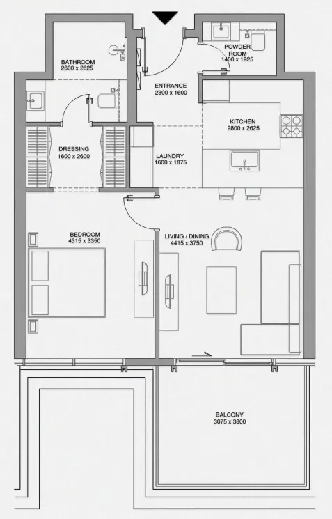 Avenew Development Cheval Residences floor plan