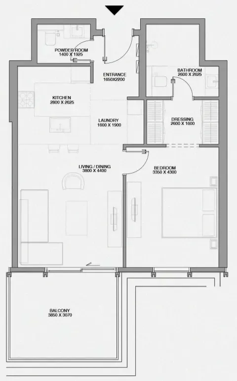 Avenew Development Cheval Residences floor plan