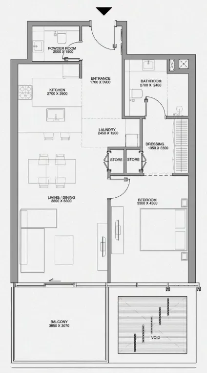 Avenew Development Cheval Residences floor plan