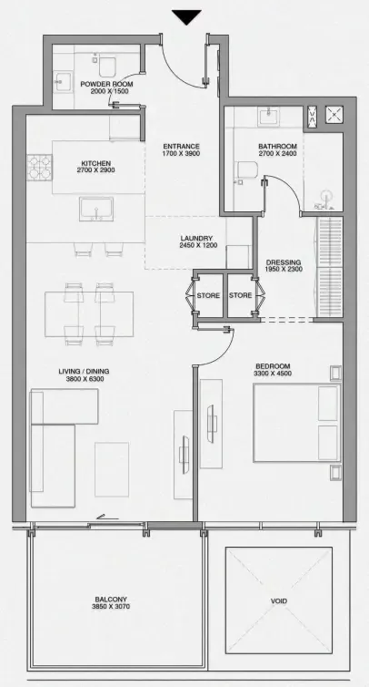 Avenew Development Cheval Residences floor plan