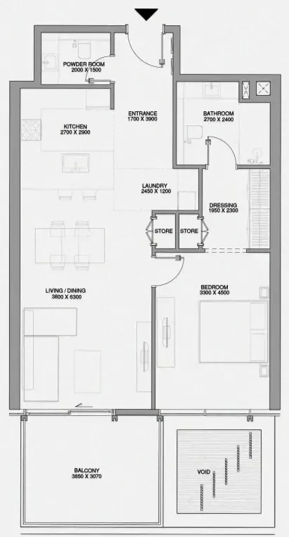 Avenew Development Cheval Residences floor plan