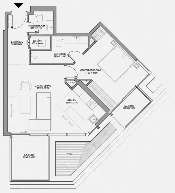 Avenew Development Cheval Residences floor plan