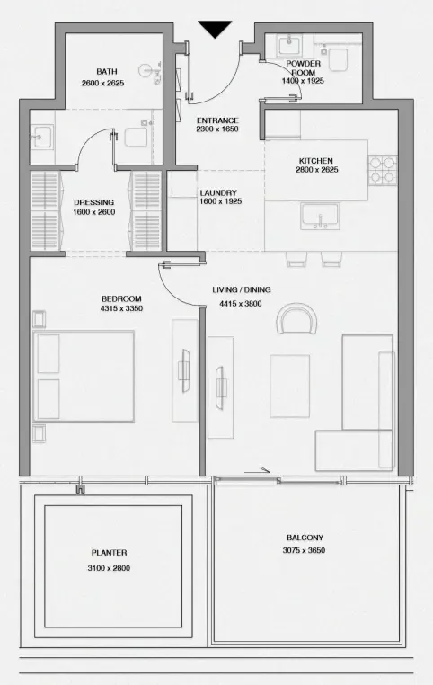 Avenew Development Cheval Residences floor plan