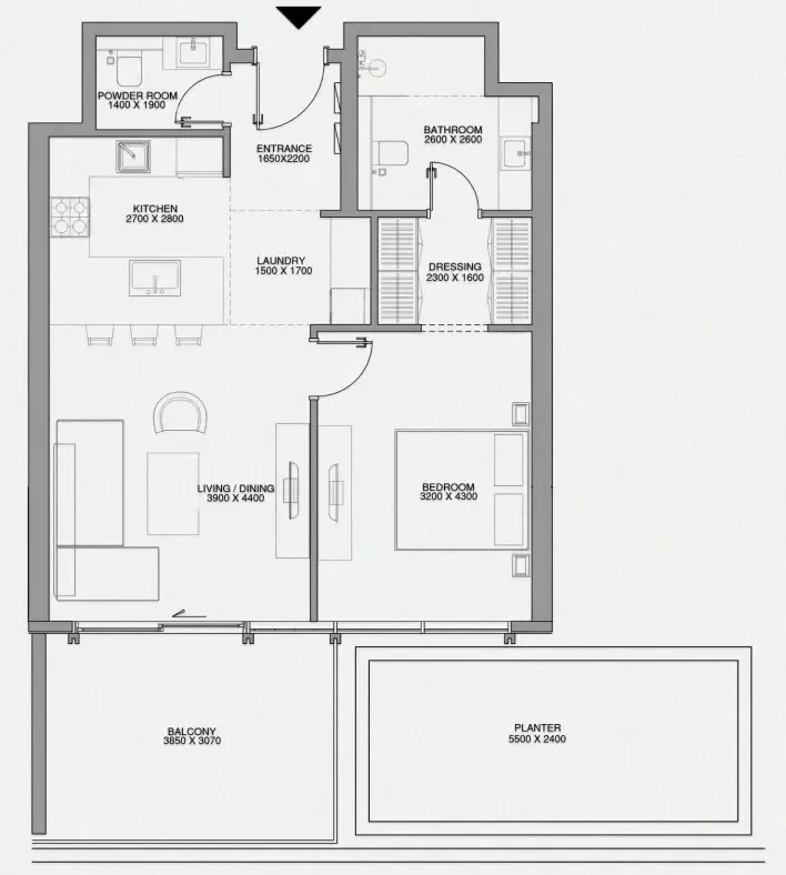 Avenew Development Cheval Residences floor plan