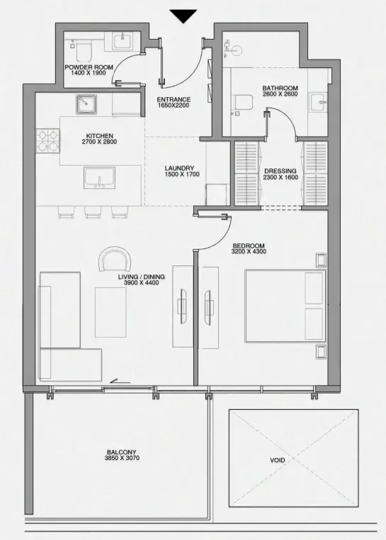 Avenew Development Cheval Residences floor plan