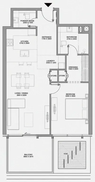 Avenew Development Cheval Residences floor plan
