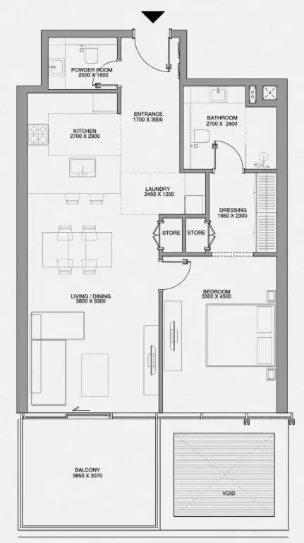 Avenew Development Cheval Residences floor plan
