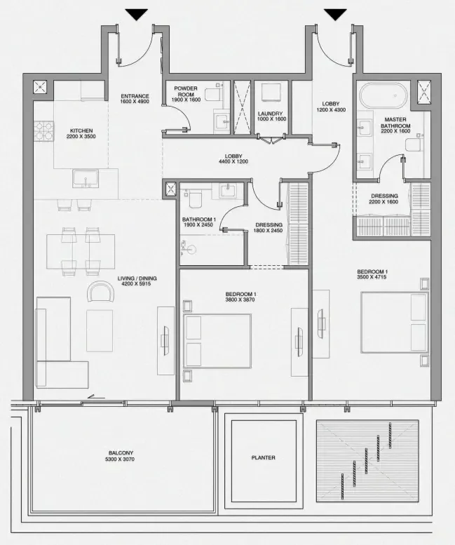 Avenew Development Cheval Residences floor plan