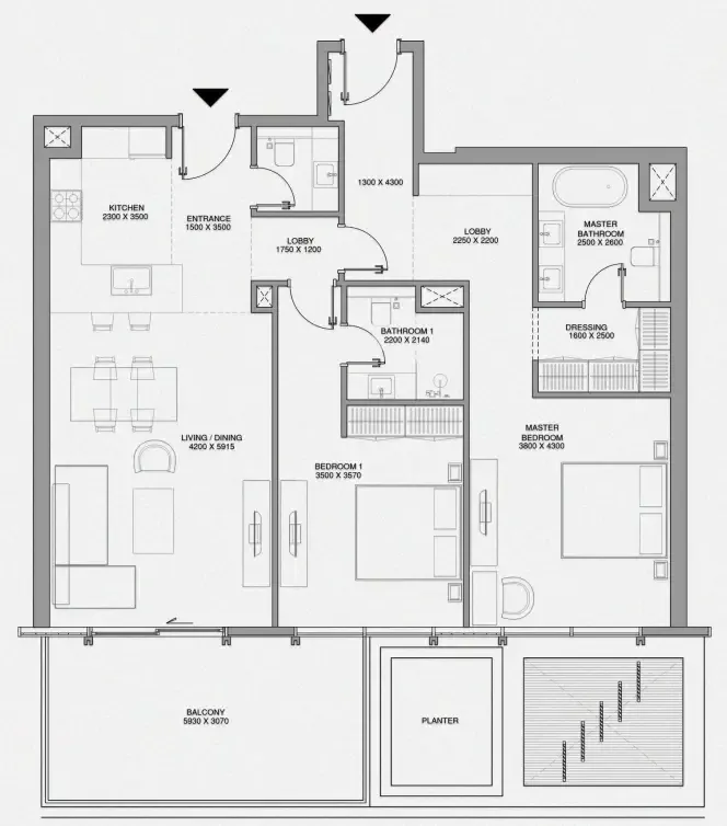 Avenew Development Cheval Residences floor plan