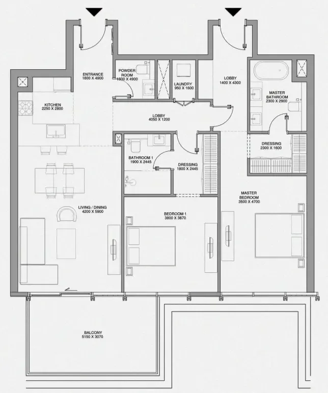 Avenew Development Cheval Residences floor plan