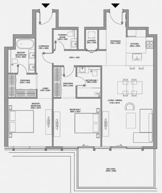 Avenew Development Cheval Residences floor plan