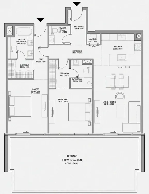 Avenew Development Cheval Residences floor plan