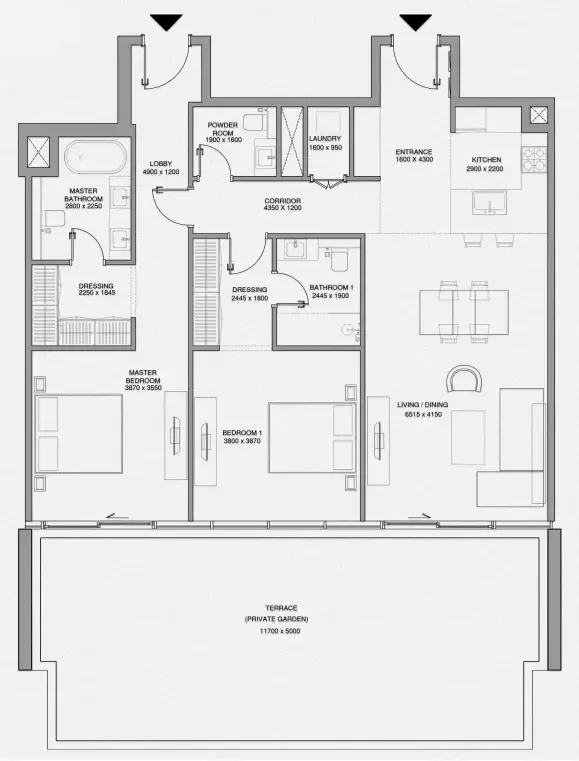 Avenew Development Cheval Residences floor plan
