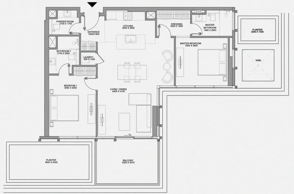 Avenew Development Cheval Residences floor plan