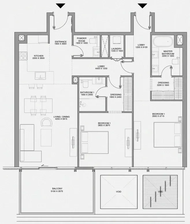 Avenew Development Cheval Residences floor plan