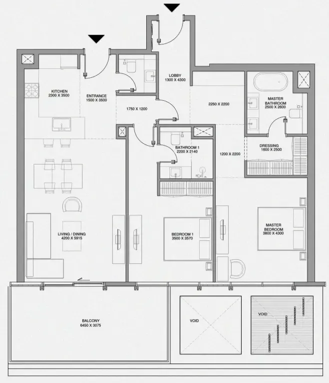 Avenew Development Cheval Residences floor plan