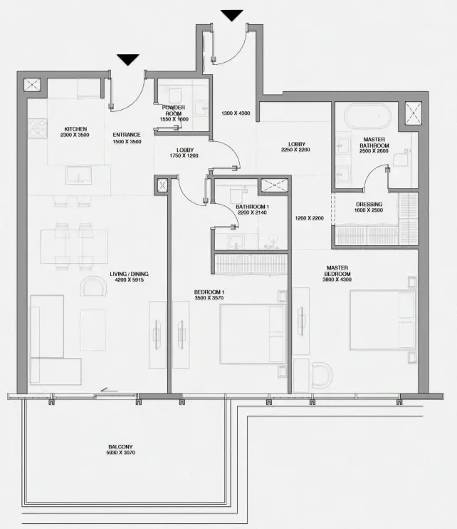 Avenew Development Cheval Residences floor plan