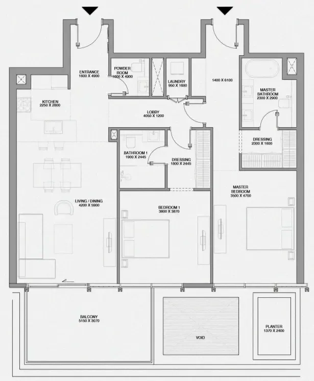 Avenew Development Cheval Residences floor plan