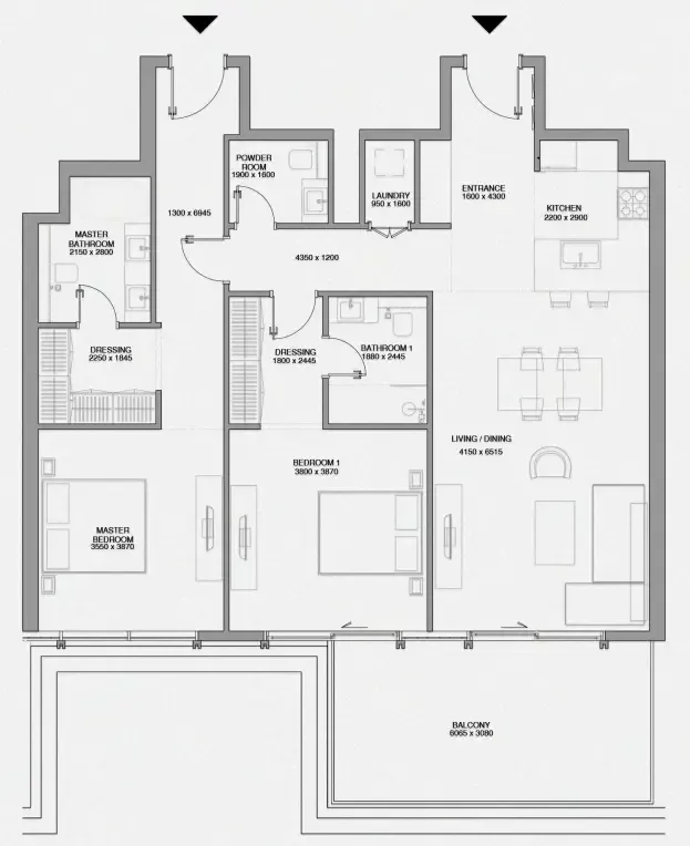 Avenew Development Cheval Residences floor plan