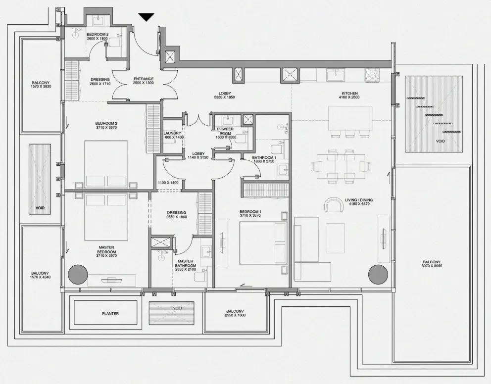 Avenew Development Cheval Residences floor plan
