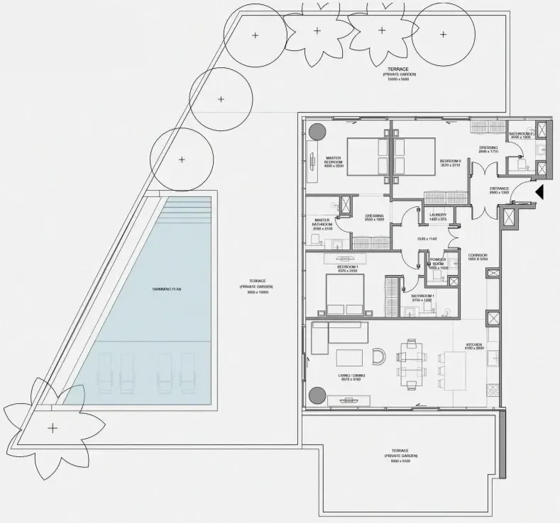Avenew Development Cheval Residences floor plan