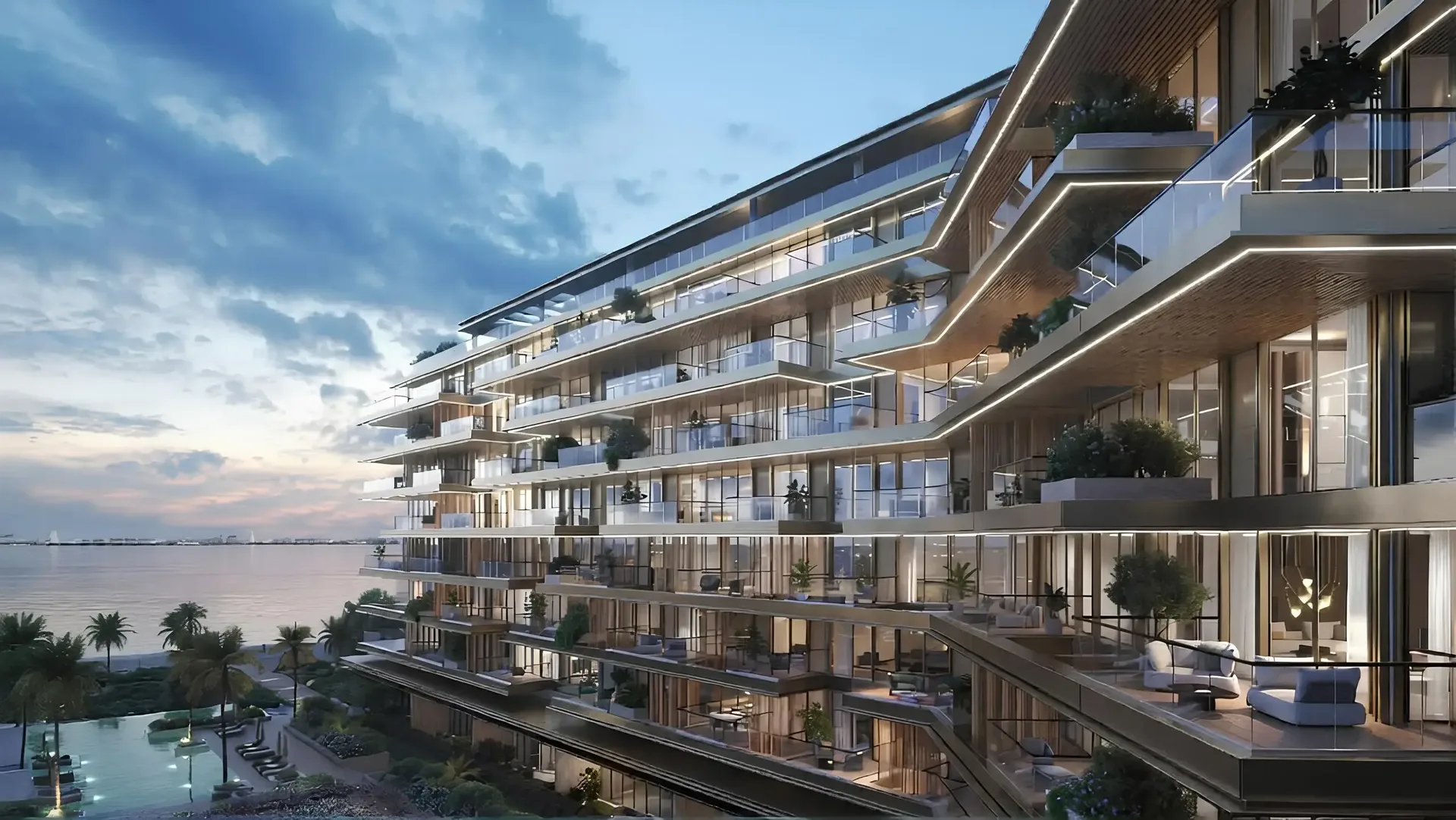 Exterior at Cheval Residences in Dubai Islands Dubai