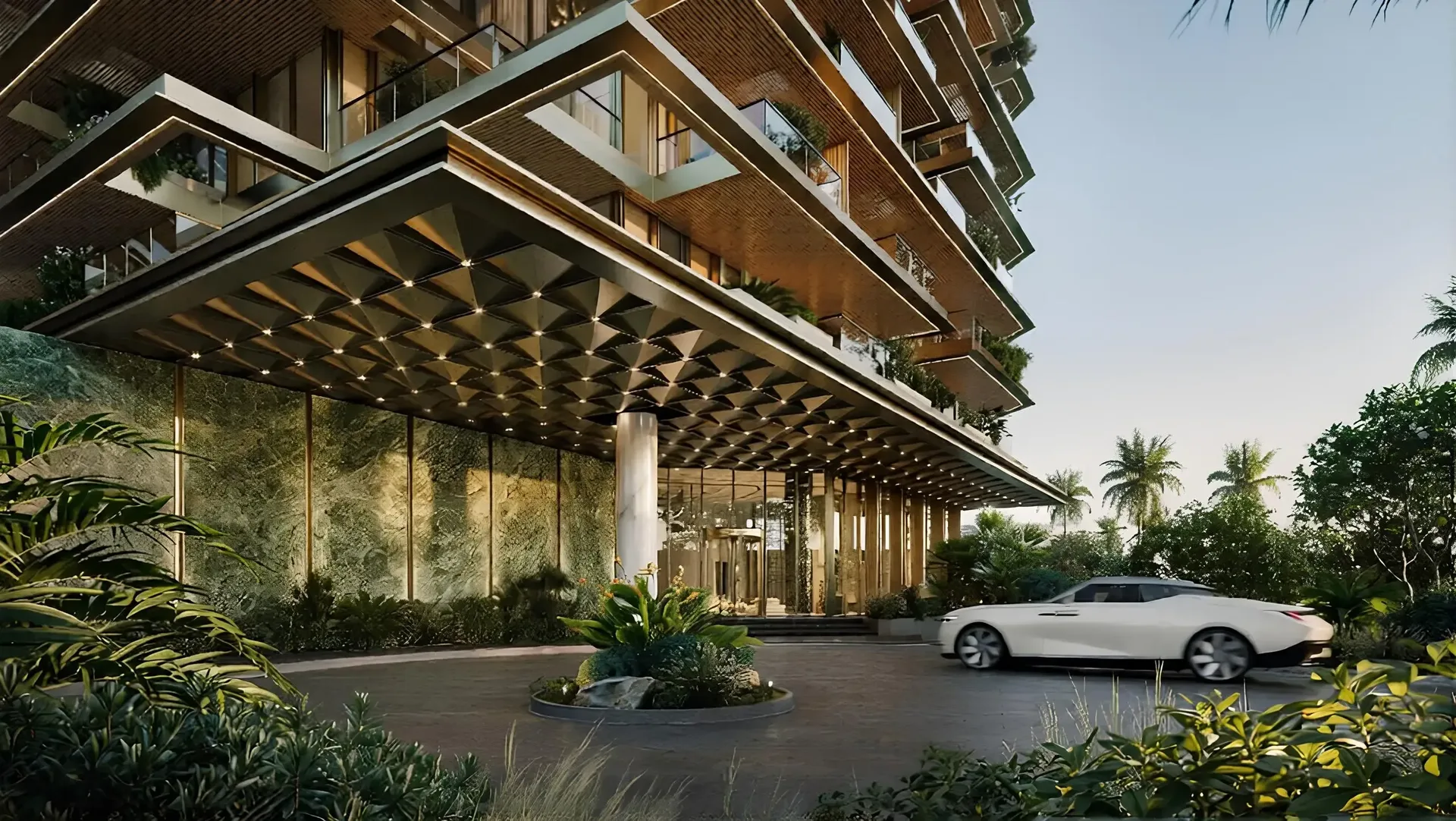 Exterior at Cheval Residences in Dubai Islands Dubai