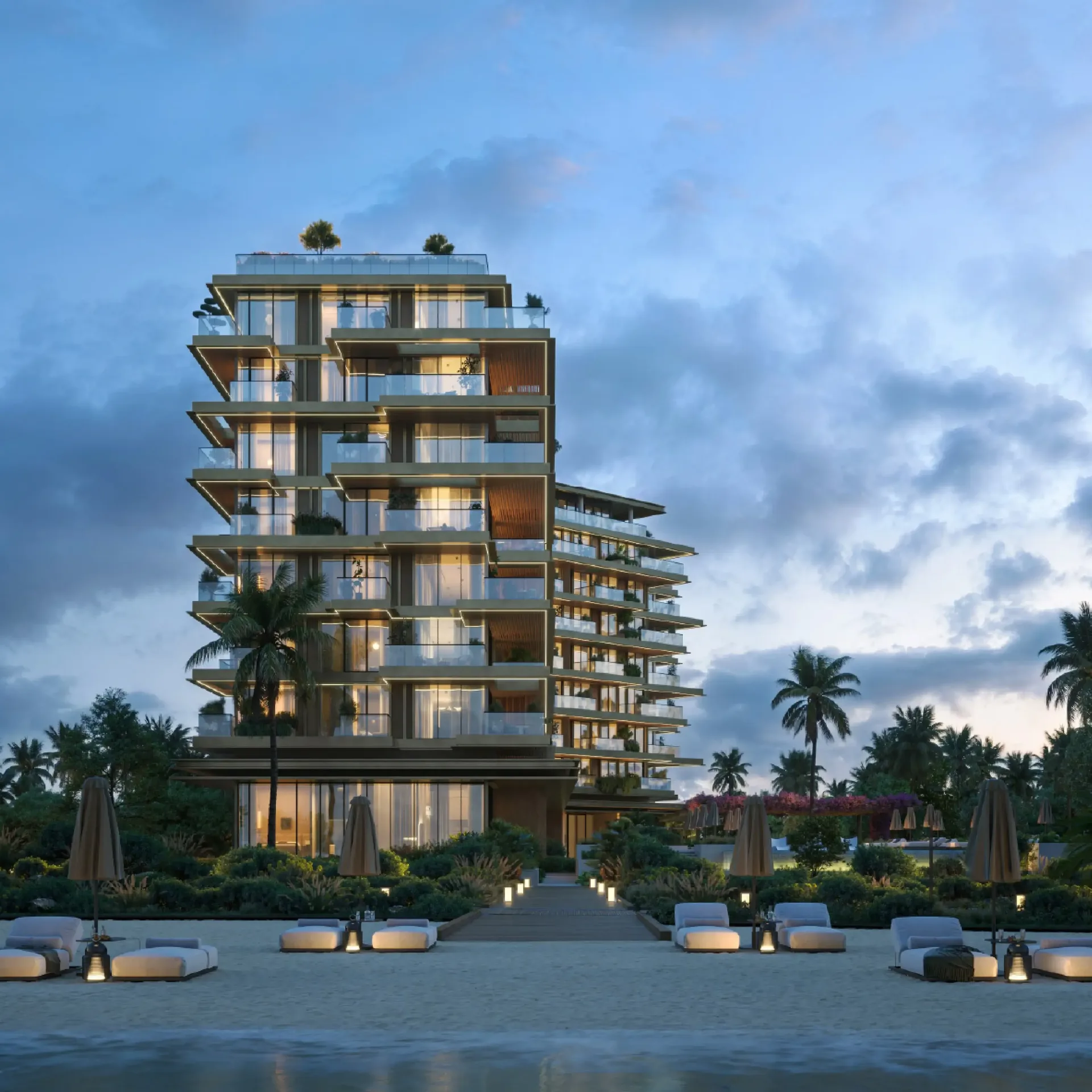 Exterior at Cheval Residences in Dubai Islands Dubai