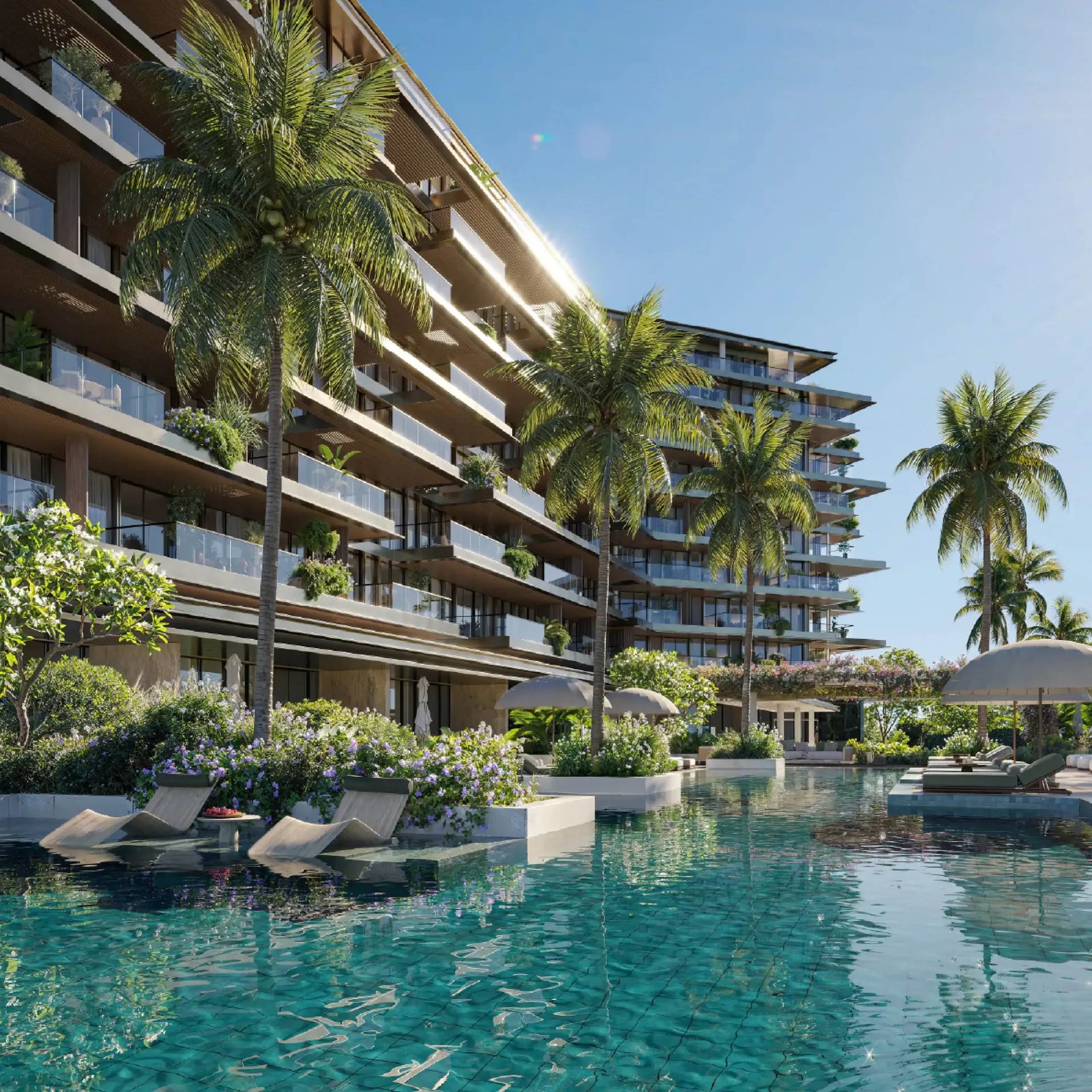 Exterior at Cheval Residences in Dubai Islands Dubai