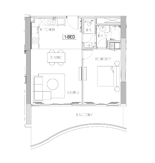 DAMAC Chic Tower floor plan