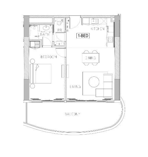DAMAC Chic Tower floor plan