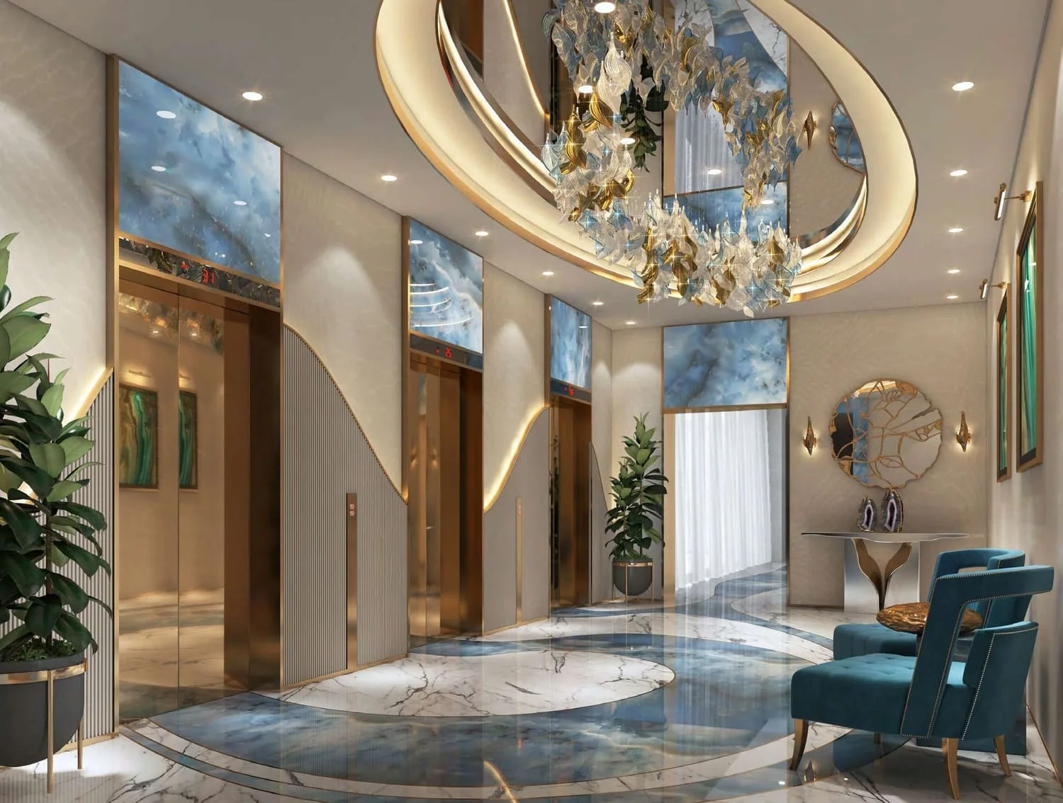 DAMAC Chic Tower Lobby