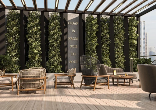 Cigar Lounge amenity image at I'Sola Bella