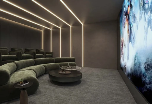 Cinema Room amenity image at Whitecliffs Residences