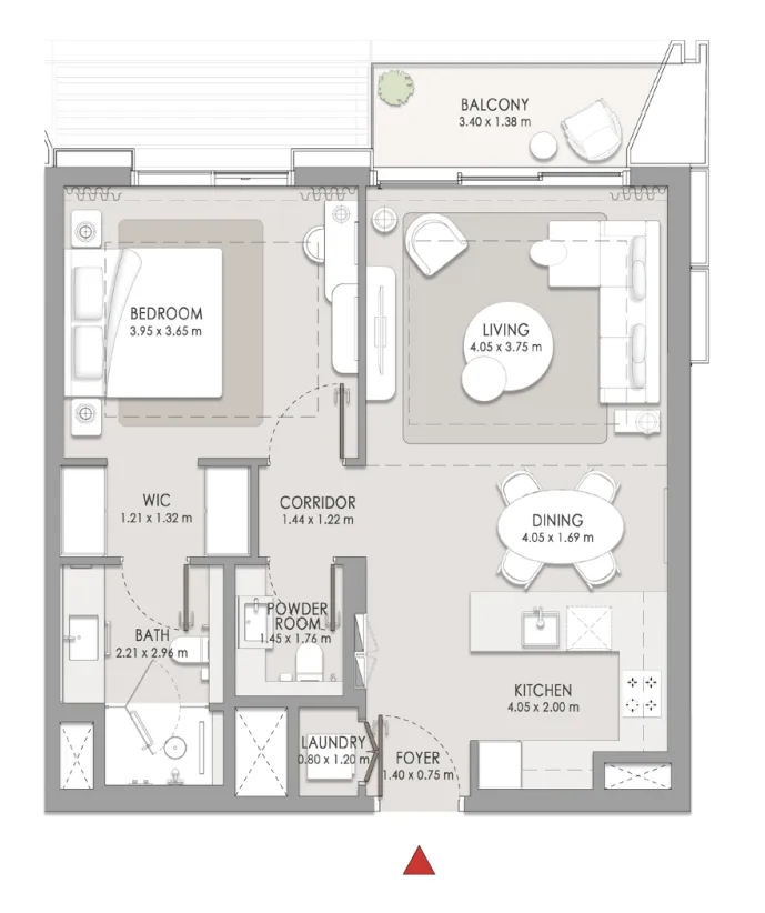 Meraas City Walk Crestlane floor plan