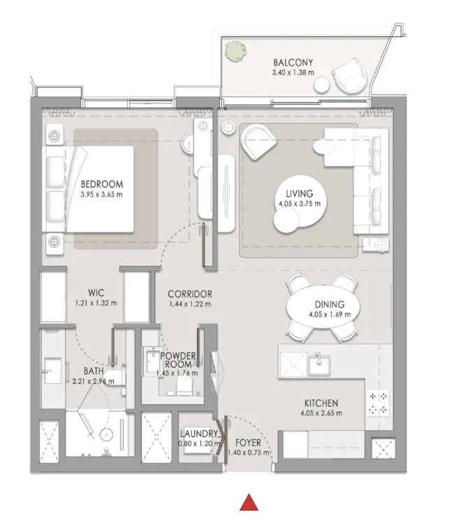 Meraas City Walk Crestlane floor plan