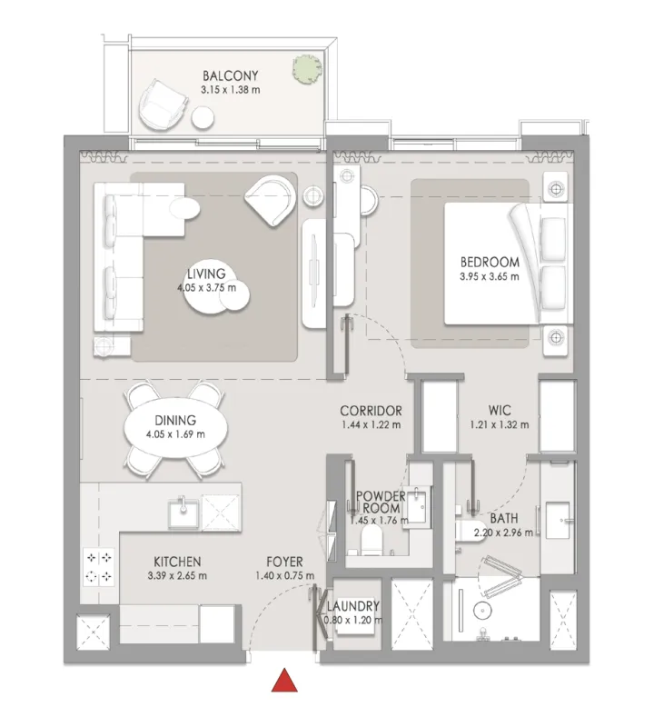 Meraas City Walk Crestlane floor plan