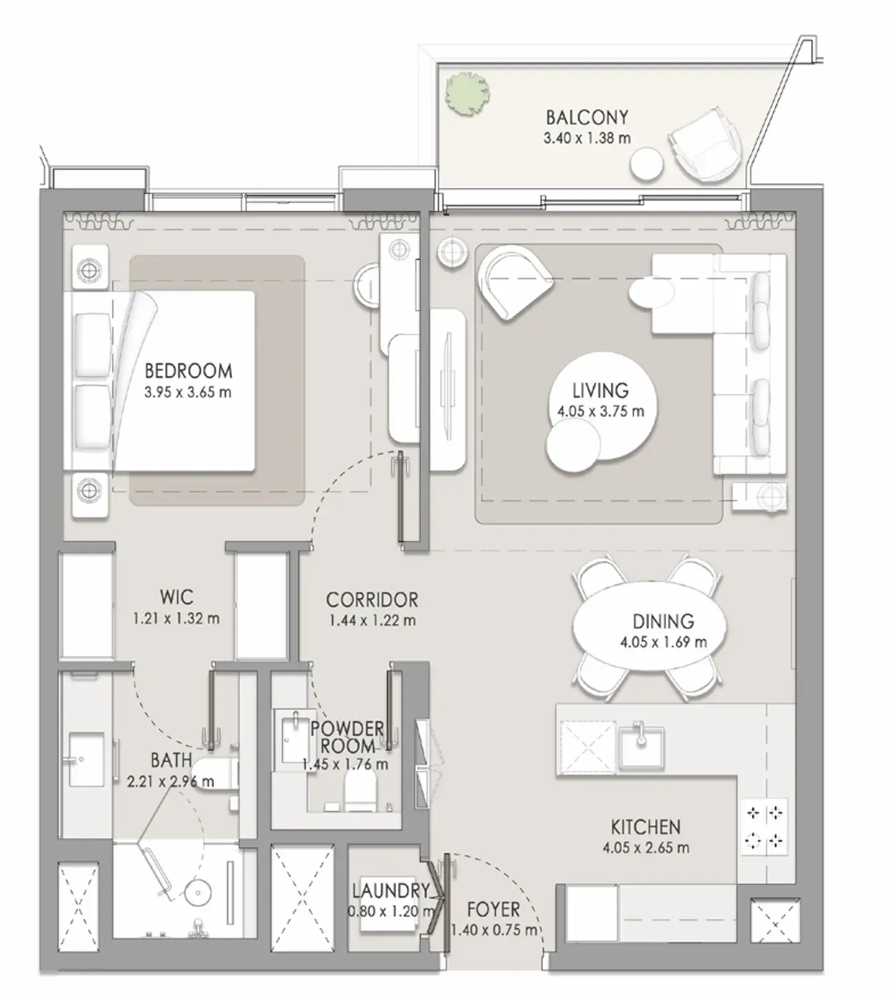 Meraas City Walk Crestlane floor plan