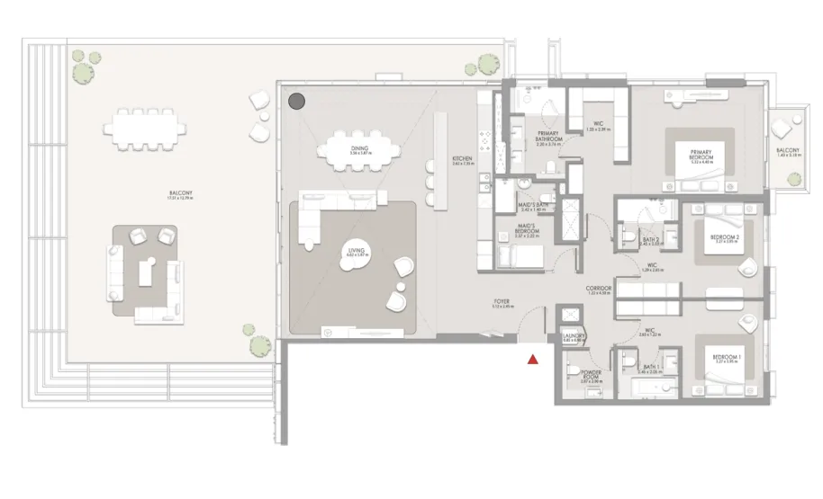 Meraas City Walk Crestlane floor plan