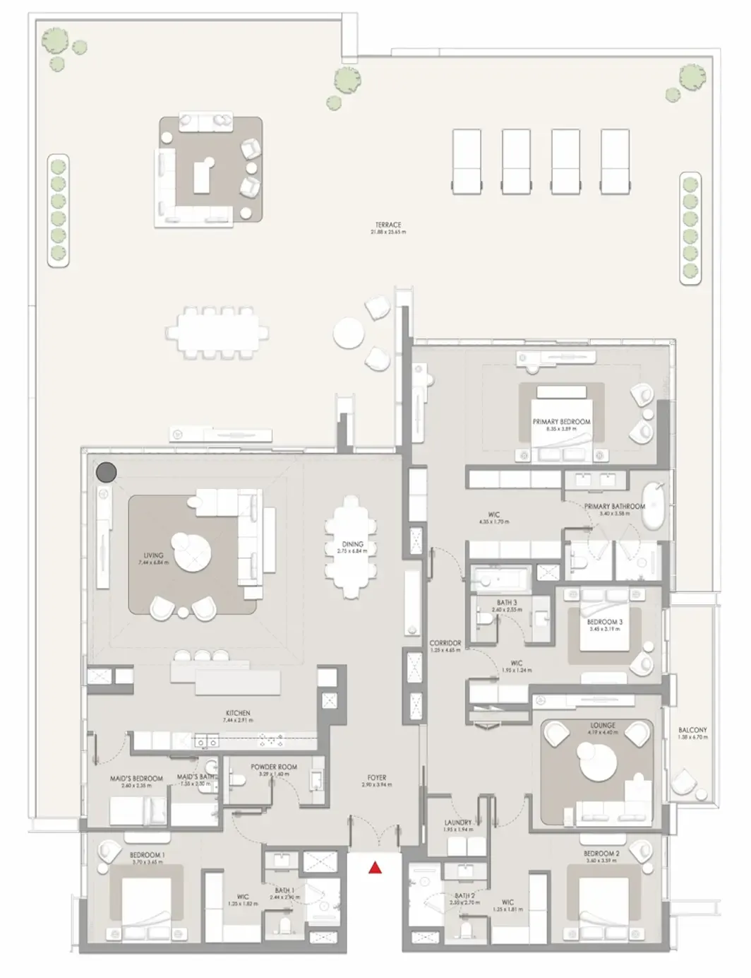 Meraas City Walk Crestlane floor plan