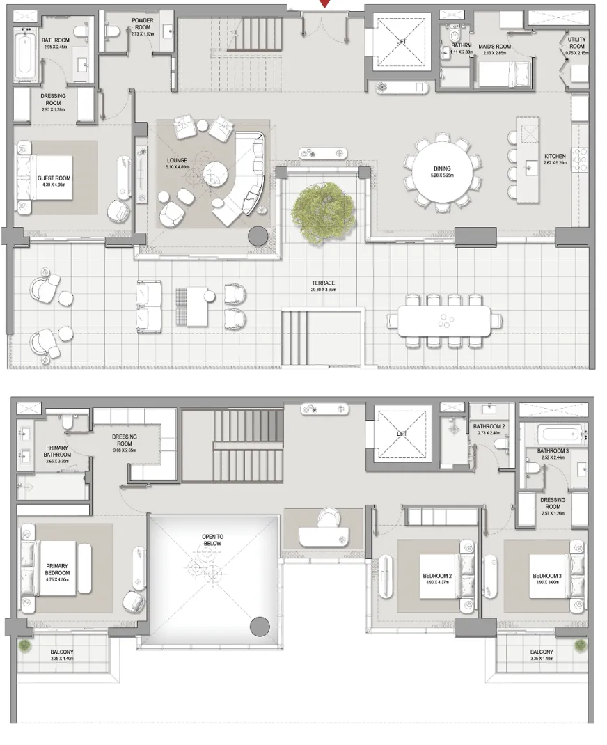 Meraas City Walk Crestlane floor plan