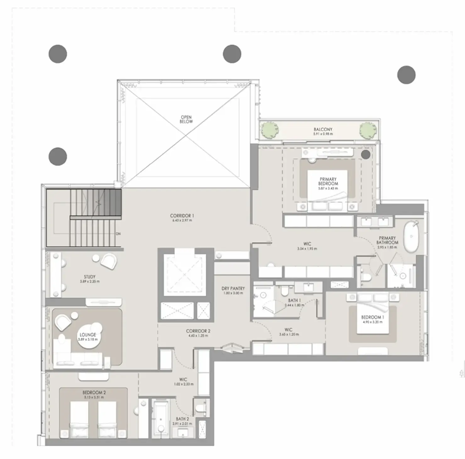 Meraas City Walk Crestlane floor plan