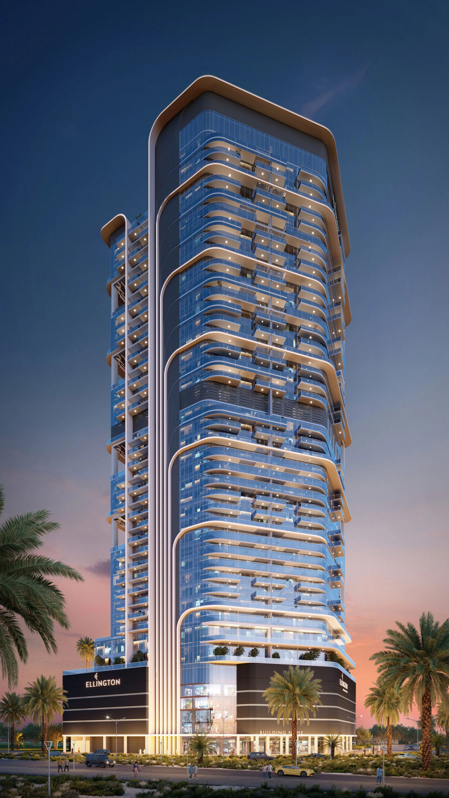 Claydon House residences near Ras Al Khor sanctuary in Bukadra, Dubai