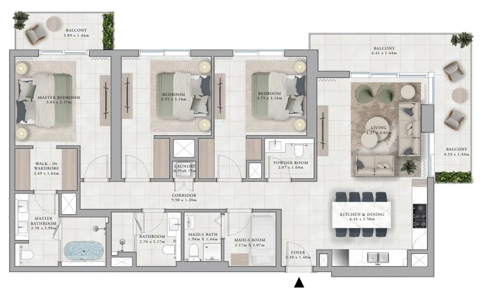 Emaar Club Place floor plan