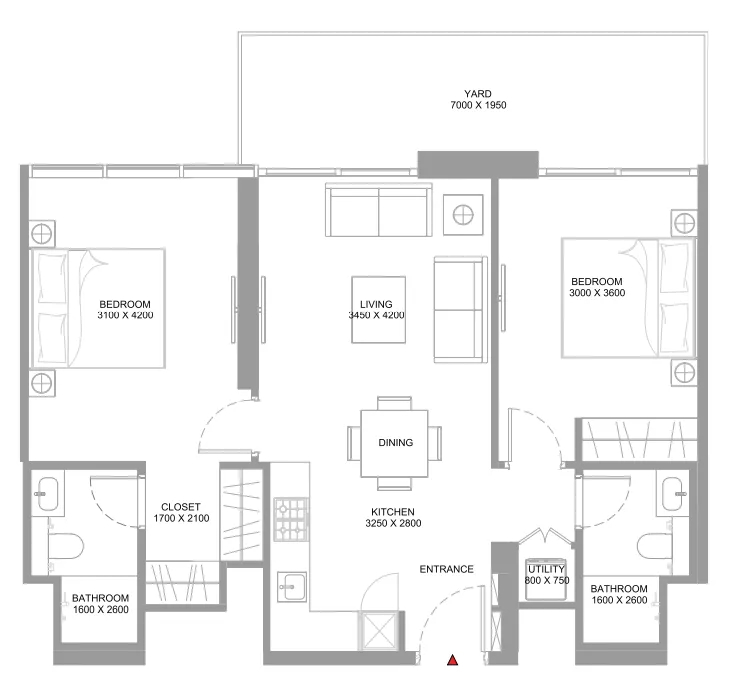 Sobha Coastline Beach Residences floor plan