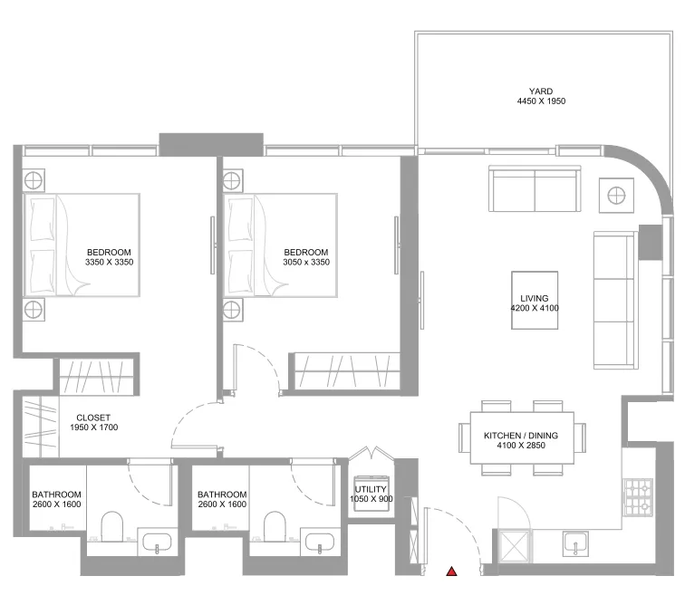 Sobha Coastline Beach Residences floor plan