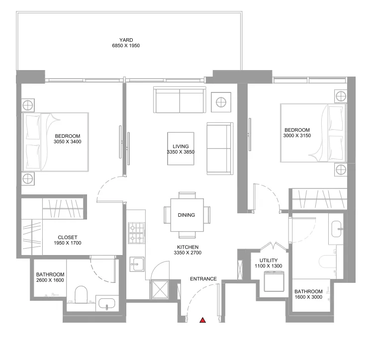 Sobha Coastline Beach Residences floor plan