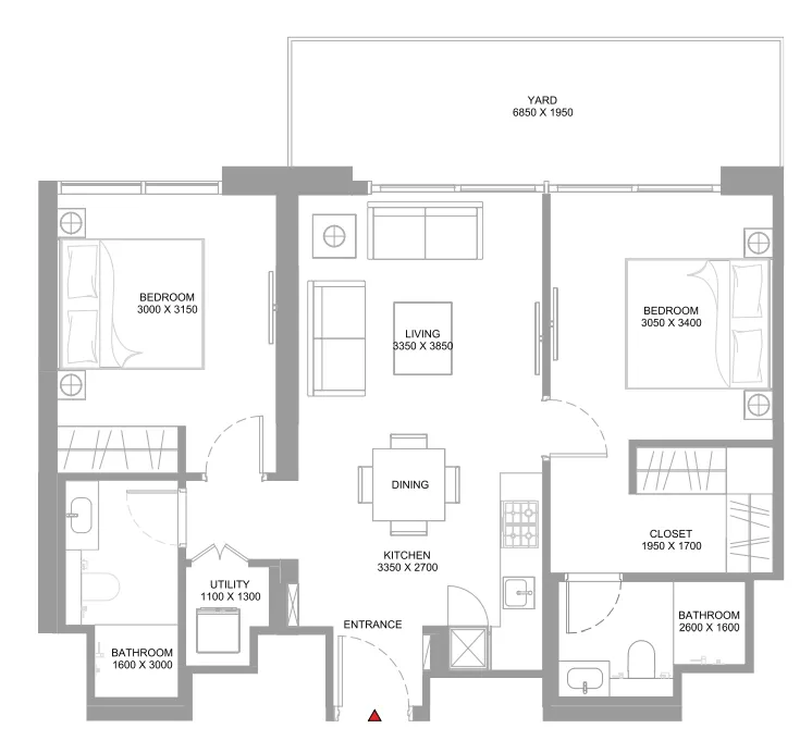 Sobha Coastline Beach Residences floor plan